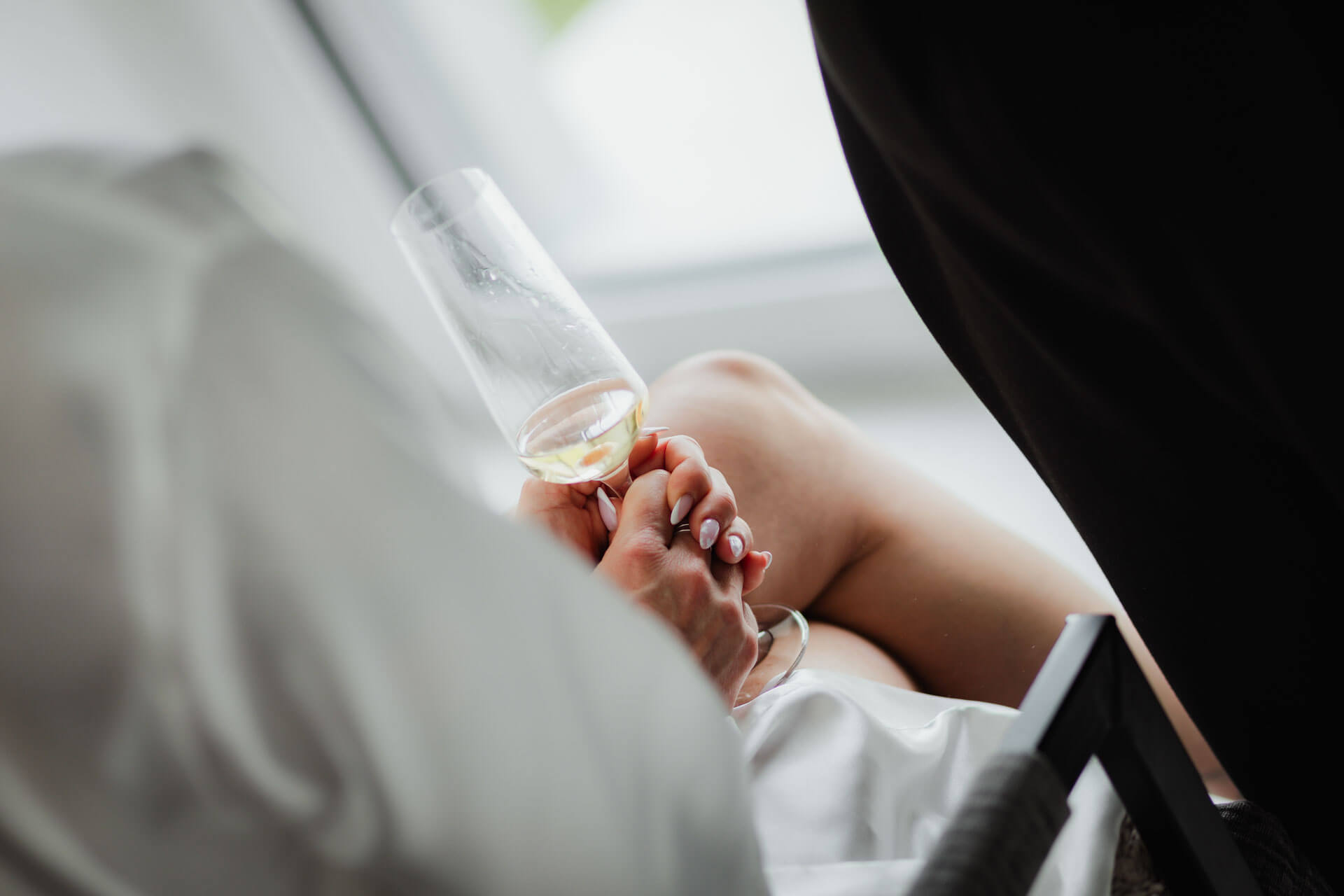 Sekt auf der Hochzeit